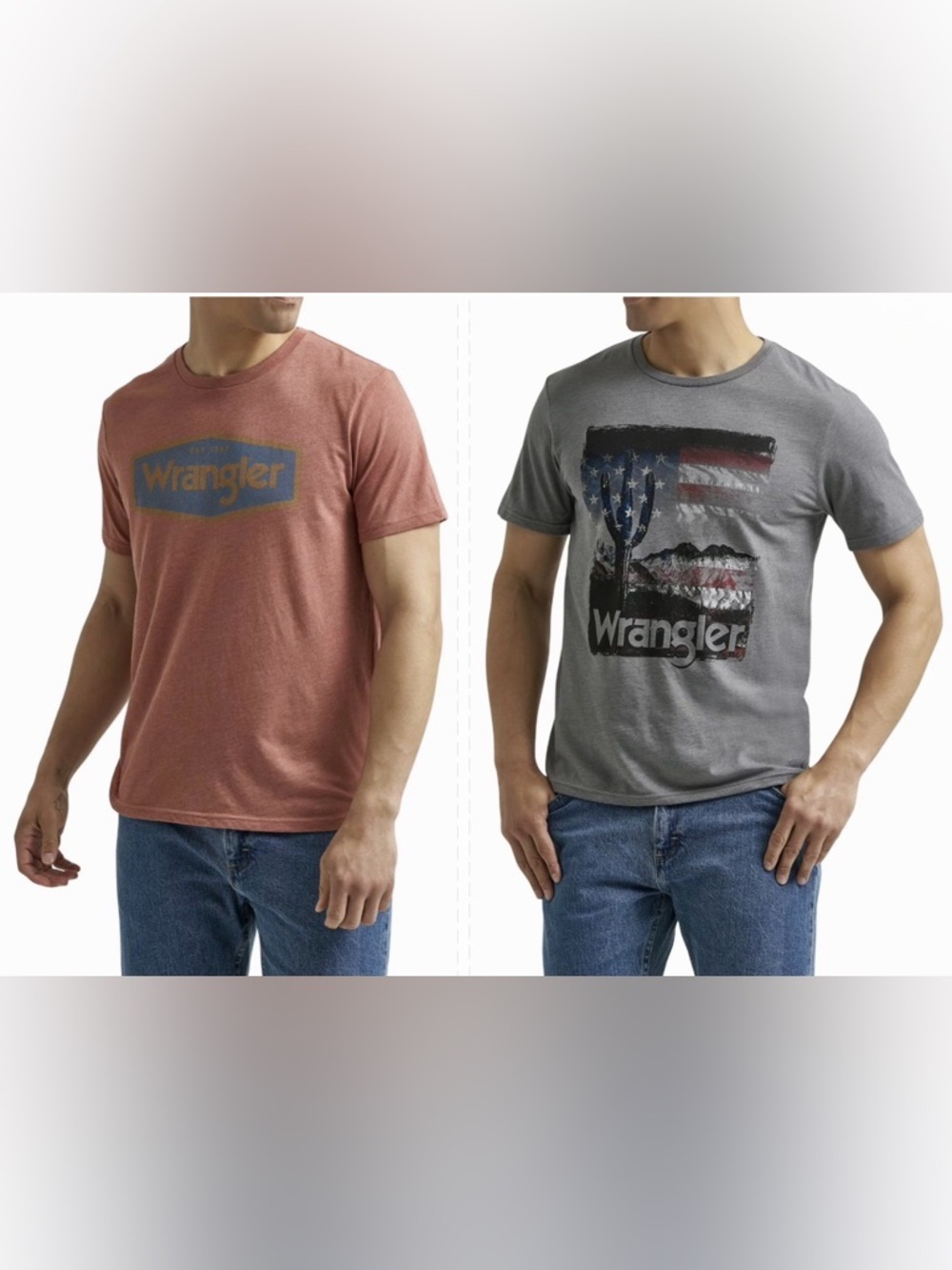 NWT - Wrangler Graphic Tees, 2 Shirts